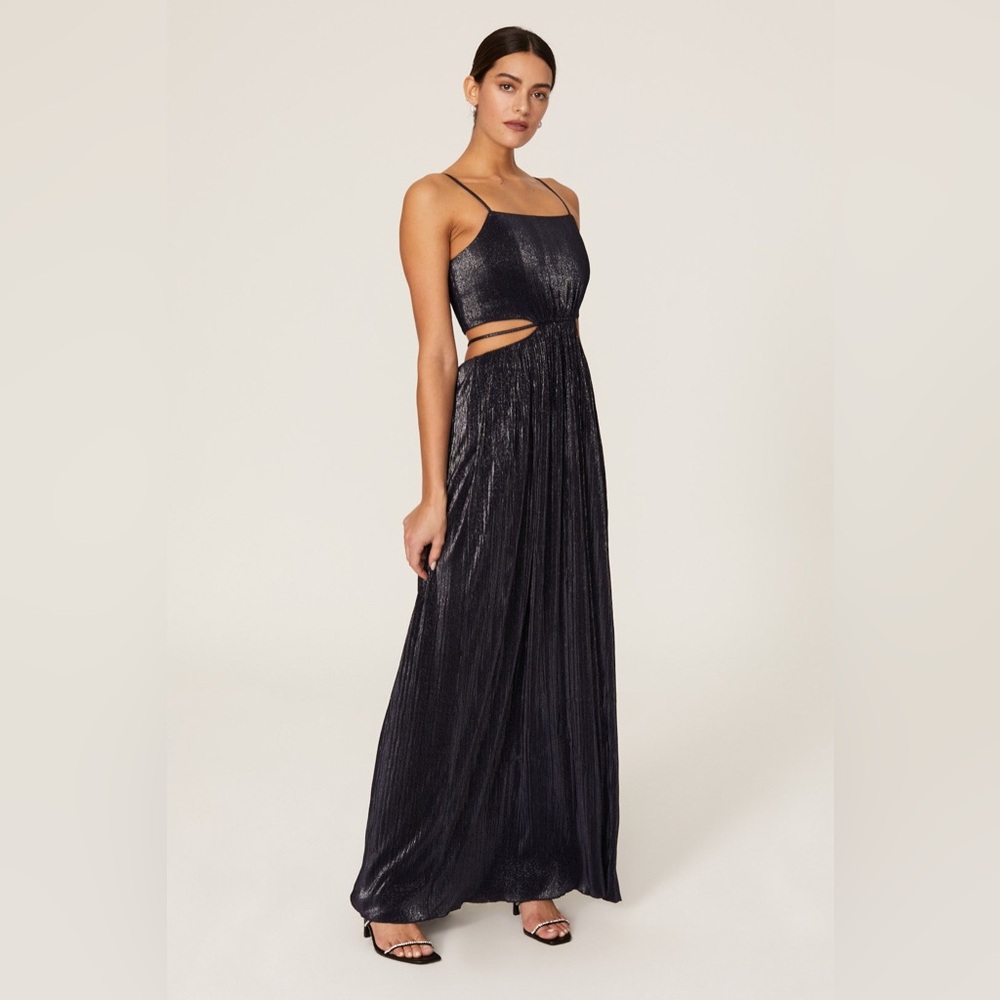 Simkhai Daisy Cutout Gown Black Evening Gown Size 6